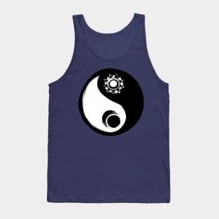 Yin Yang Balance Sun and Moon Tank Top